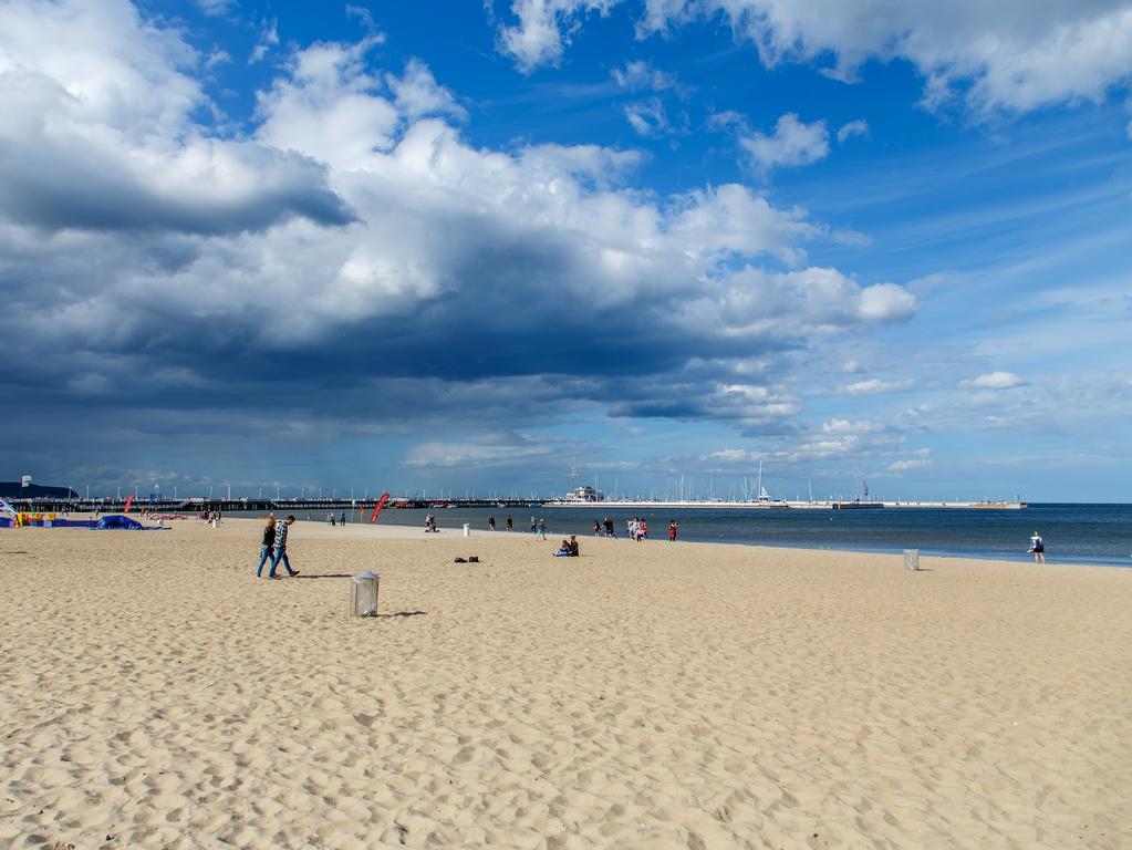 Beach Apartment I Plazowy Happy Hours Сопот Экстерьер фото